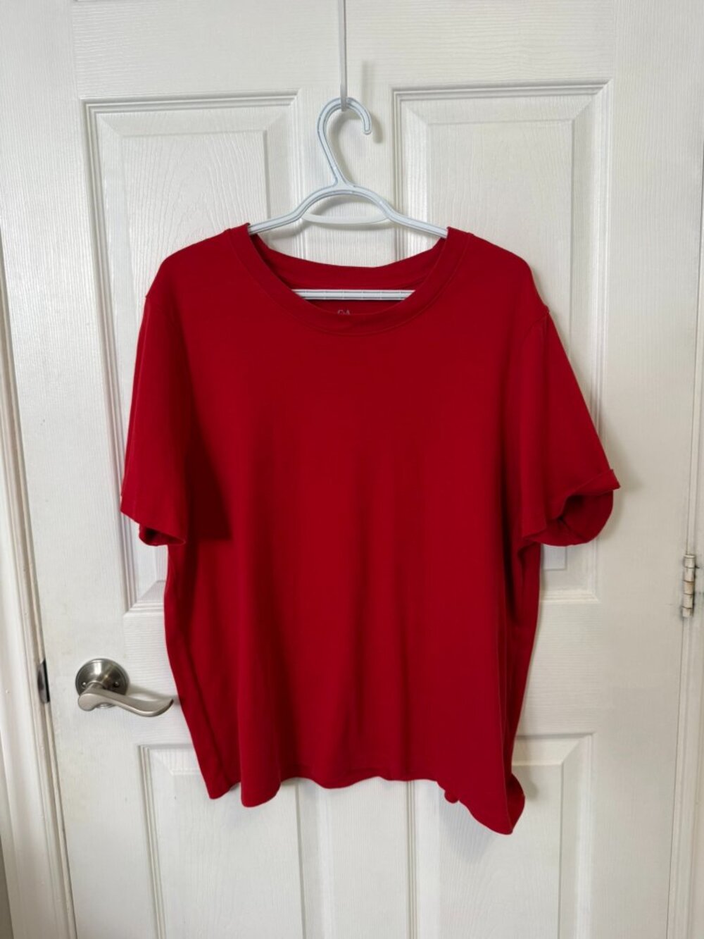 C&A Red Short Sleeve Crewneck T-Shirt - Size XXL
